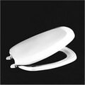 Centoco Manufacturing Corporation Centoco EMB601-001 White Emblem Style Plastic Toilet seat Elongated EMB601-001
